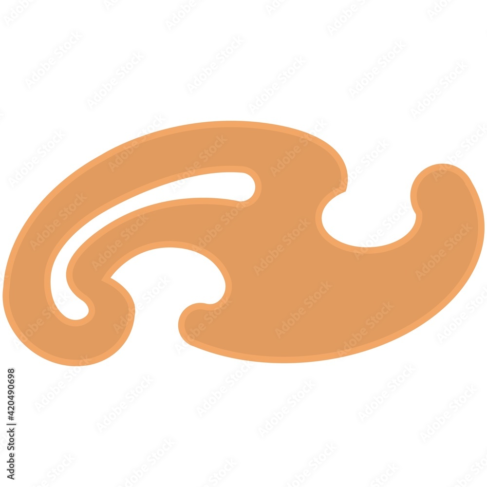 Vector sew accessory icon isolated on white background Vector sew accessory icon isolated on white background