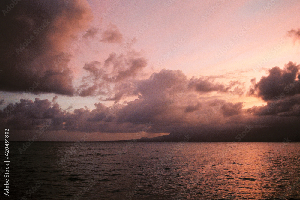 Sunset on Guadeloupe Sunset on Guadeloupe