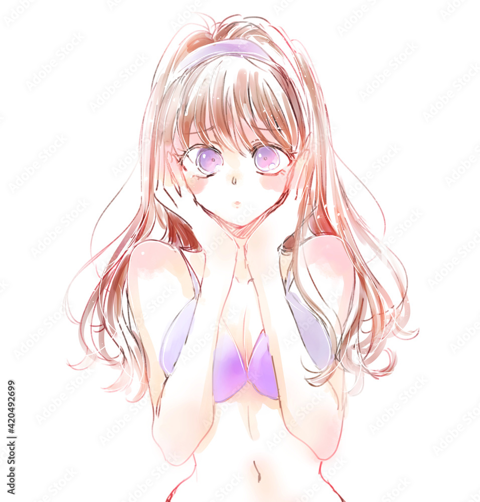 美容を気にする女の子