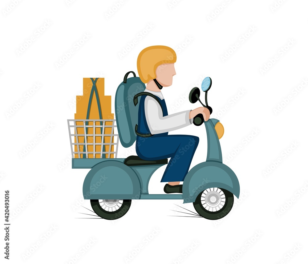 Goods delivery. Courier service.