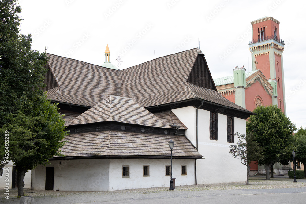 UNESCO monument - Kezmarok - Church of the Holy Trinity, Slovakia