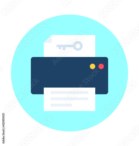 Printer Vector Icon