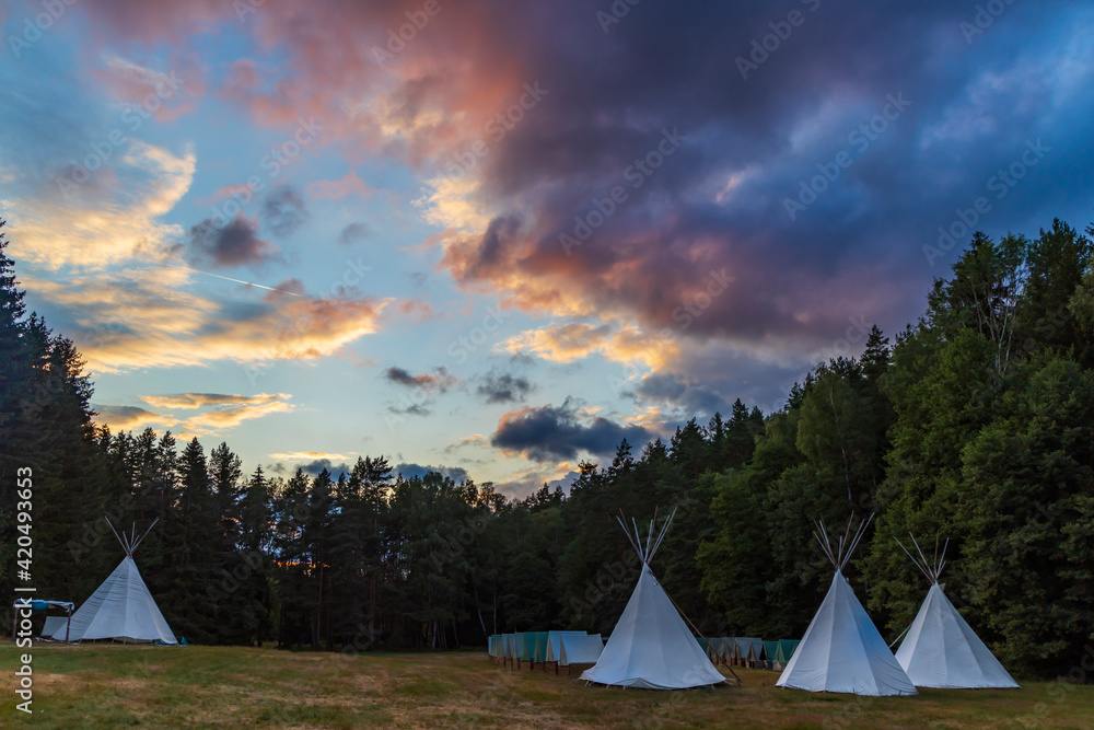scout camp, Western Bohemia, Czech Republic