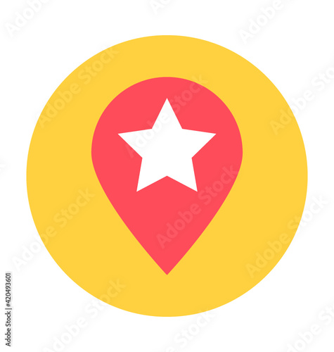Free Download Favorite Location Vector Icon - GFXLoad