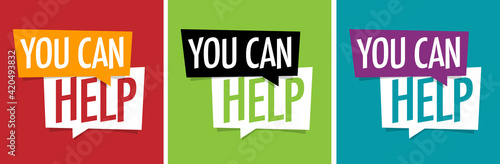 You can help	