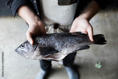 making fish at home photo