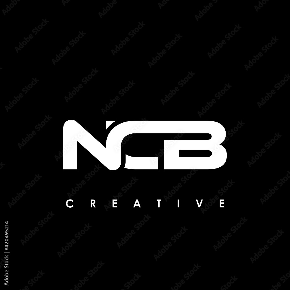 NCB Letter Initial Logo Design Template Vector Illustration NCB Letter Initial Logo Design Template Vector Illustration