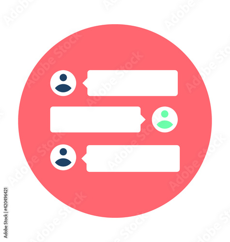 Conversation Vector Icon