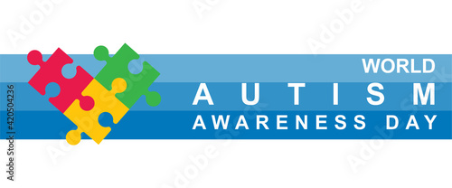 World Autism Awareness Day - background, poster, card	
