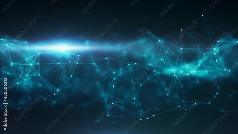 Abstract Plexus Digital Fx Background Loop/ 4k animation of an abstract technology background with moving lines and dots for network digital data concept and communication seamless looping Abstract Plexus Digital Fx Background Loop/ 4k animation of an abstract technology background with moving lines and dots for network digital data concept and communication seamless looping