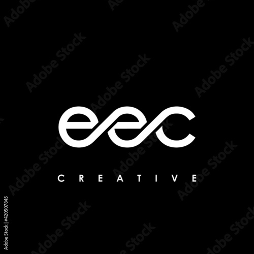 EEC Letter Initial Logo Design Template Vector Illustration