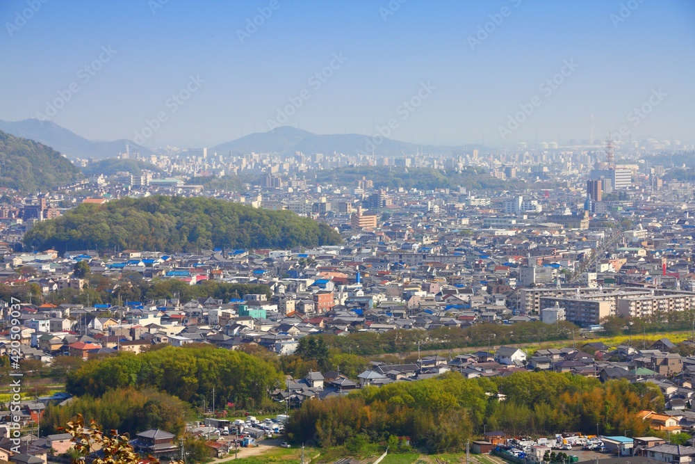 Cityscape of Himeji, Japan