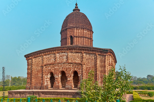 Jor Mandir (twin) temple of Bishnupur, famous for its terracotta temples.