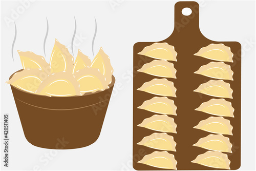 Ukrainian dumplings are a favorite dish of many people