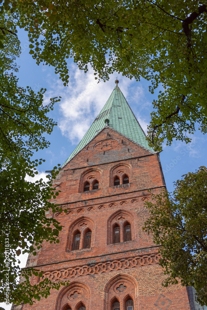 Die St.-Aegidien-Kirche in der Hansestadt Lübeck, Schleswig-Holstein