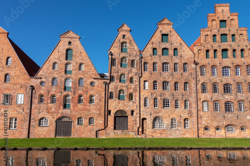 Die alten Salzspeicher in der Hansestadt Lübeck, Schleswig-Holstein