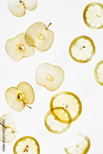 Apple and Lemon slices
