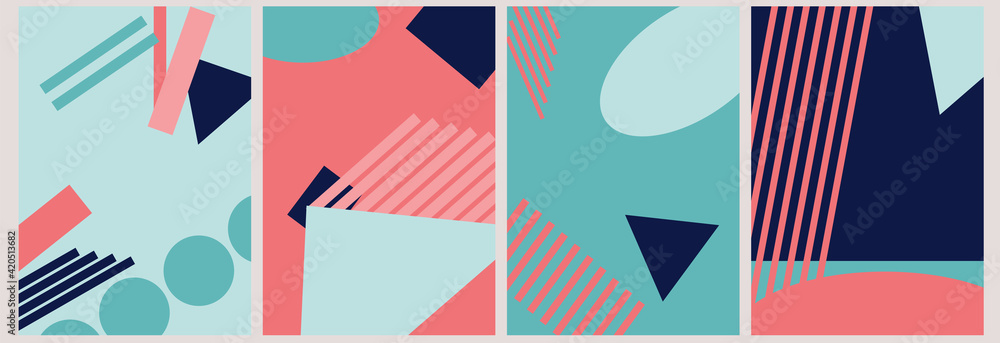Abstract background, template, artistic covers design, colorful texture. Trendy pattern, graphic poster, geometric brochure, card. Abstract background, template, artistic covers design, colorful texture. Trendy pattern, graphic poster, geometric brochure, card.