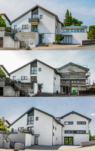 Anbau an ein Einfamilienhaus