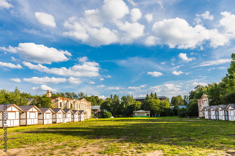 historical and architectural complex of the destroyed Grebnevo estate, Moscow region, Russia 