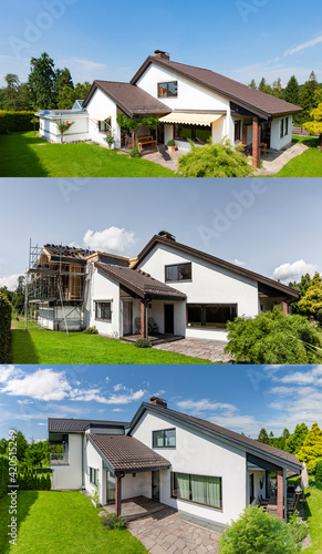 Anbau an ein Einfamilienhaus