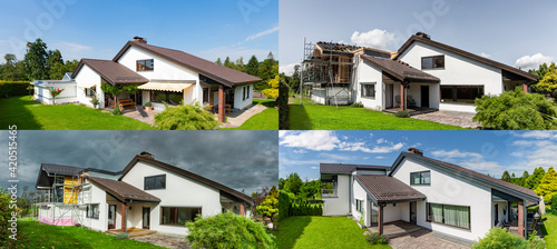 Anbau an ein Einfamilienhaus