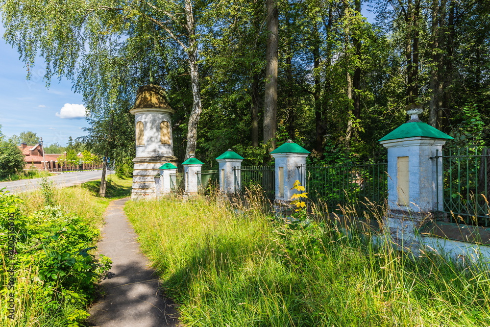 historical and architectural complex of the destroyed Grebnevo estate, Moscow region, Russia historical and architectural complex of the destroyed Grebnevo estate, Moscow region, Russia
