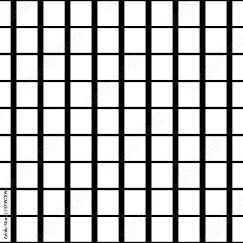 Grid seamless pattern on white background