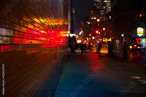New York City lights photo