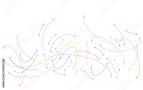 sfondo, grafica, linee, colorate