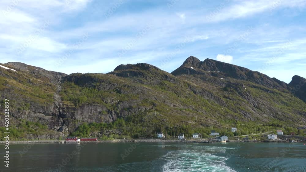 Lofoten Islands. Famous islands in northern Norway. Lofoten Islands. Famous islands in northern Norway.
