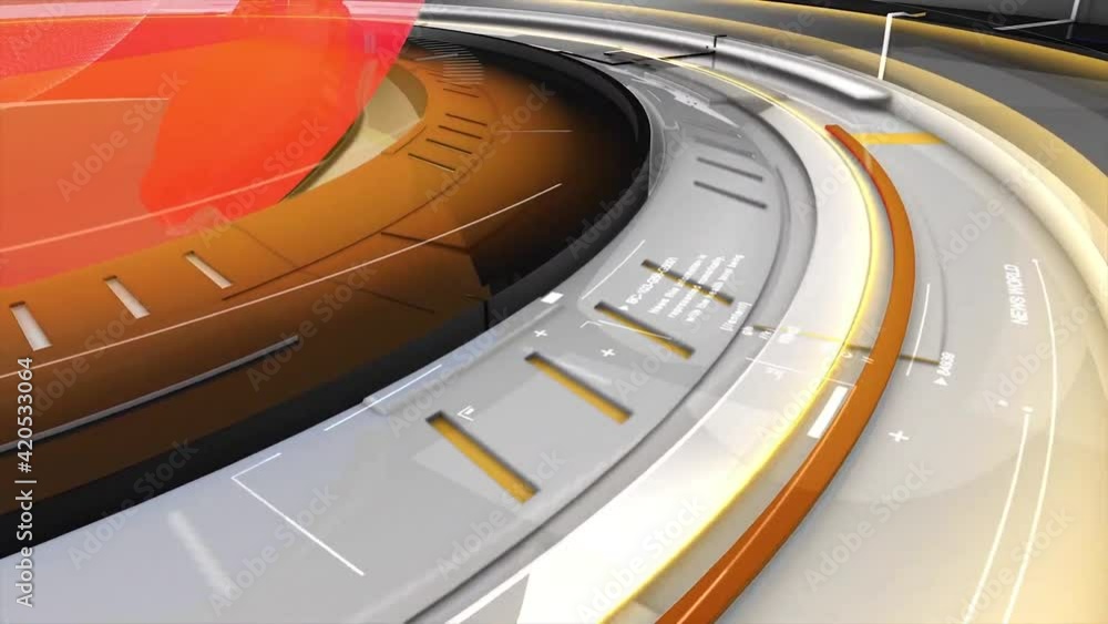 3d Digital World Map News Intro Background 3d Digital World Map News Intro Background