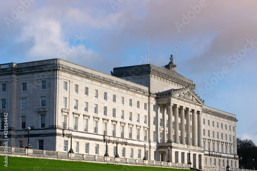 Parliament Buildings Stormont Estate east of Belfast Northern Ireland Co. Down United Kingdom