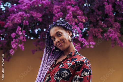 Confident multiethnic woman