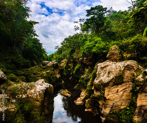 Mandiyaco canyon in the Colombian amazonian