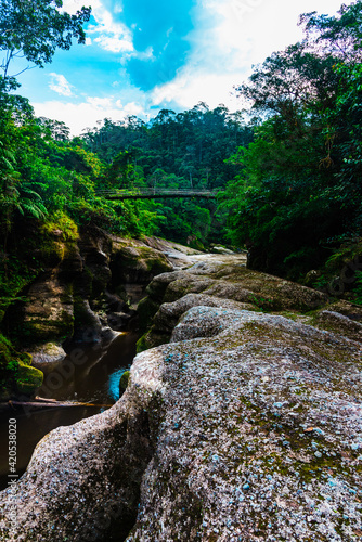 Mandiyaco canyon in the Colombian amazonian