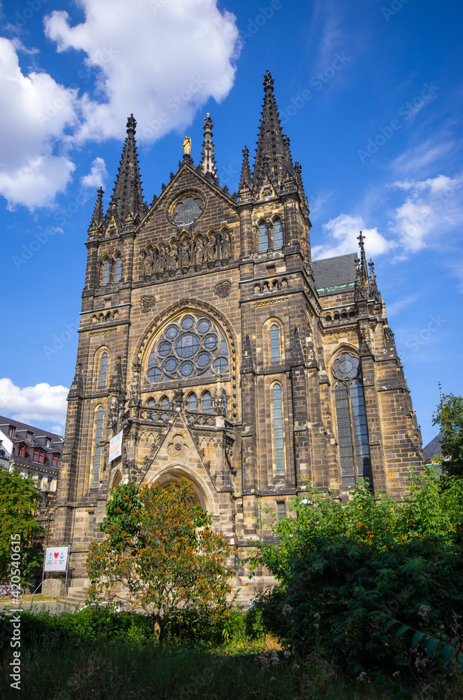 Most beautiful church of Leipzig, Germany