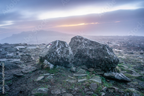 Obraz na płótnie Babia Góra, Beskid Żywiecki w salonie