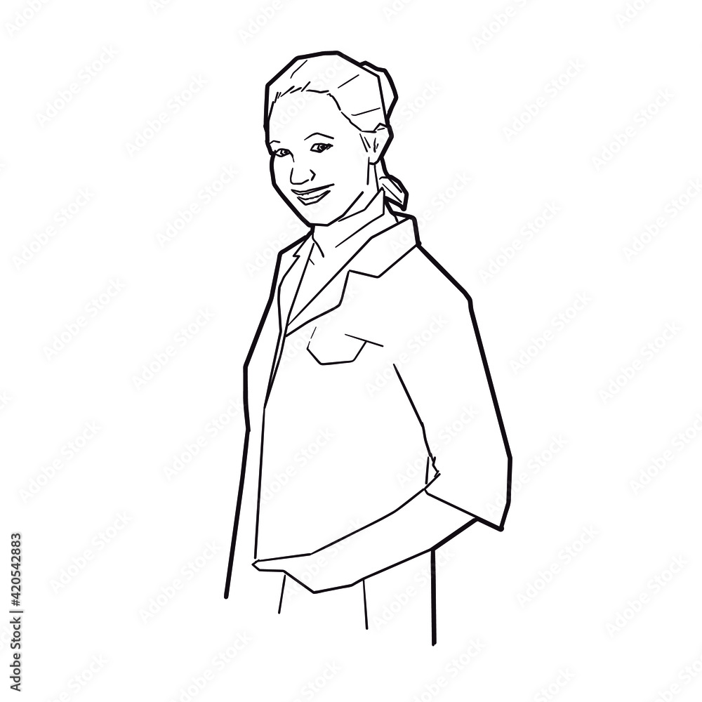 Nurse. Medicine, profession and health care concept. Vector illustration. Nurse. Medicine, profession and health care concept. Vector illustration.