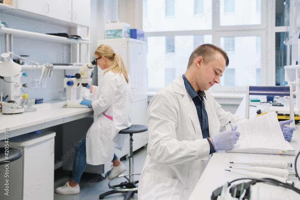 Researchers At Laboratory Researchers At Laboratory