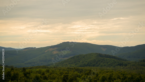 Panoramic view near the Slovak town of Modra