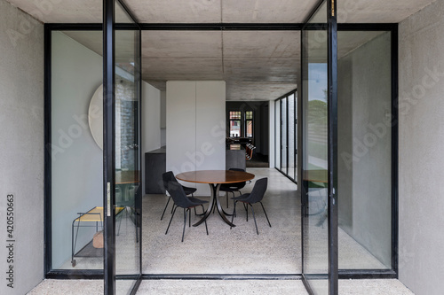 dining room and french door