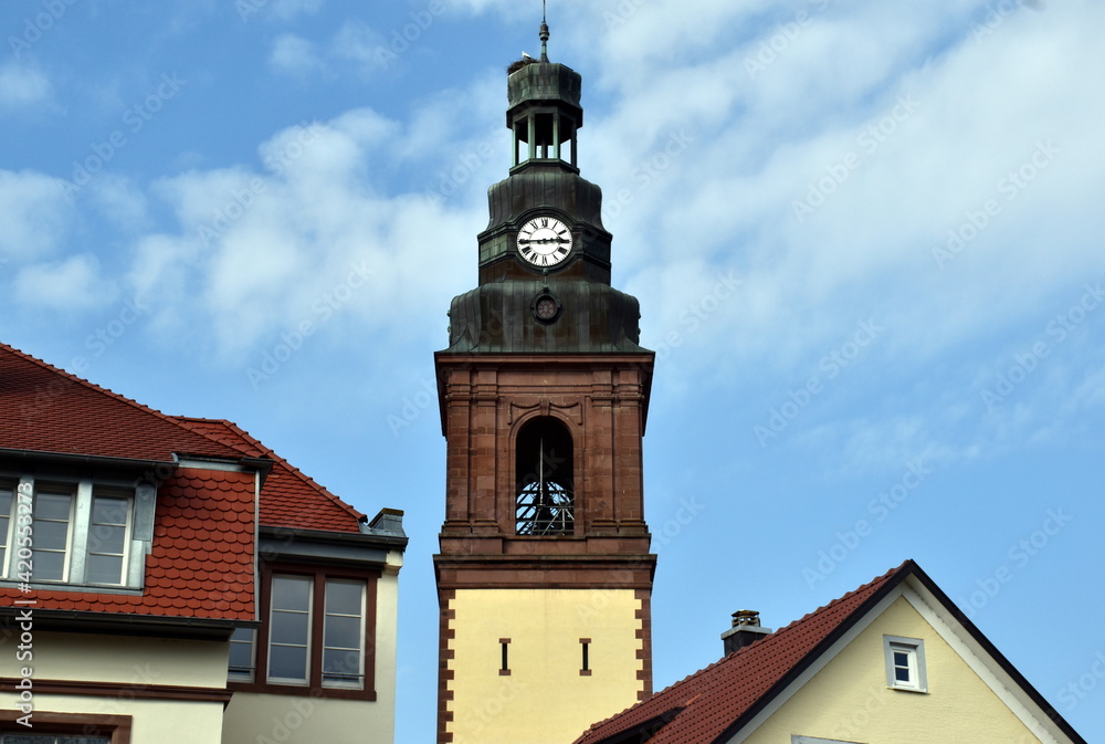 Kirchturm in Haslach im Kinzigtal