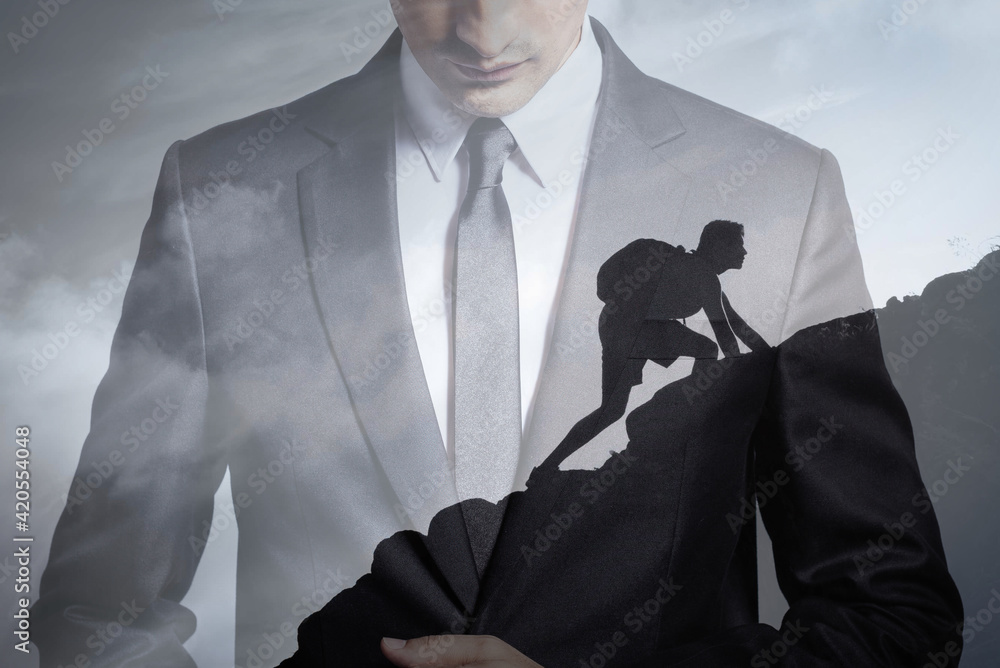 © kieferpix - businessman and professional feeling confedent over coming challenges. © kieferpix - businessman and professional feeling confedent over coming challenges.