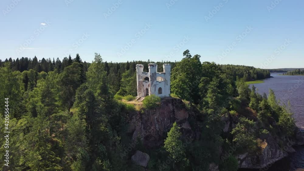 beautiful park in the Leningrad region aerial photography beautiful park in the Leningrad region aerial photography