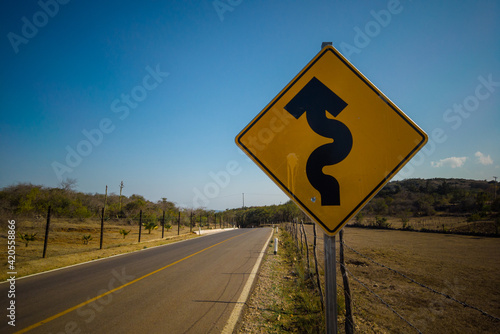 sign on the road