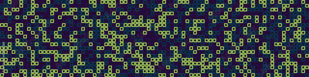 Obraz premium Abstract Geometric Pattern generative computational art illustration