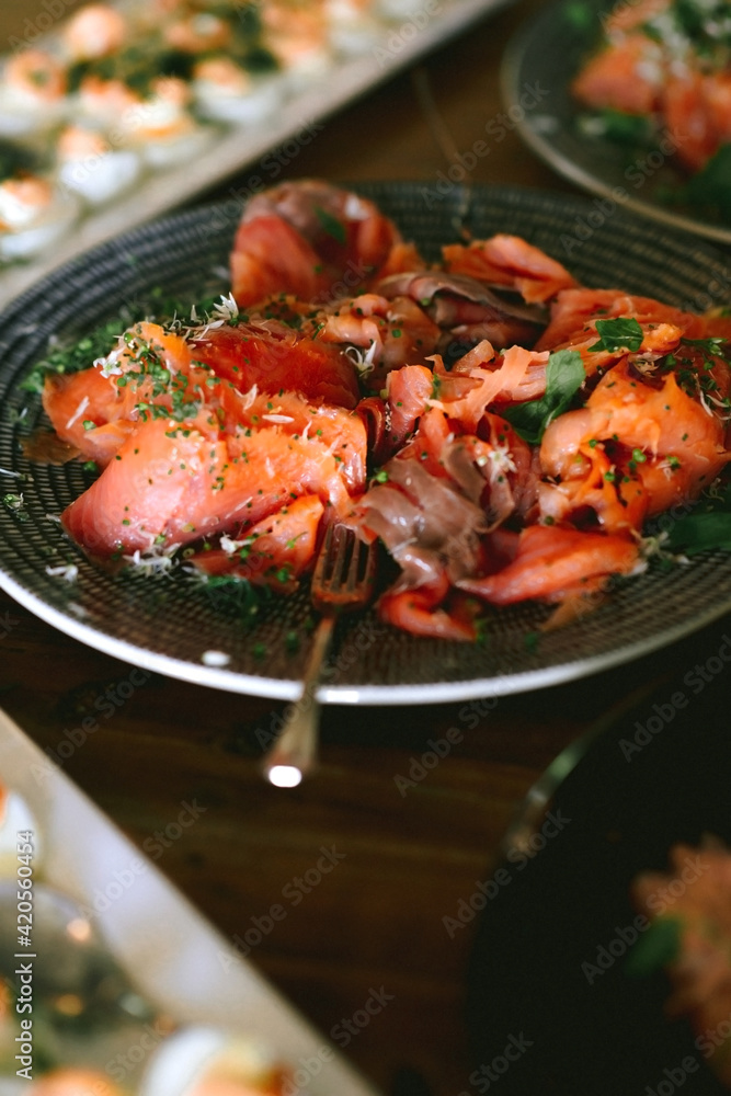 Salmon gravad lax Salmon gravad lax