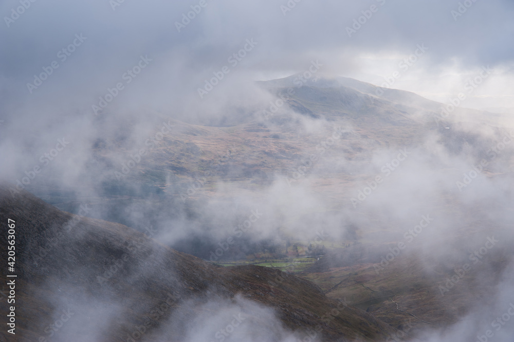 Break Though the Clouds, Snowdonia Break Though the Clouds, Snowdonia