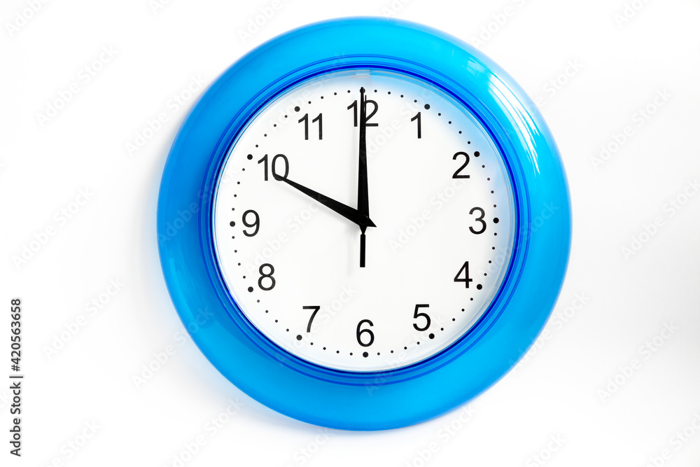 ten o'clock blue clock ten o'clock blue clock